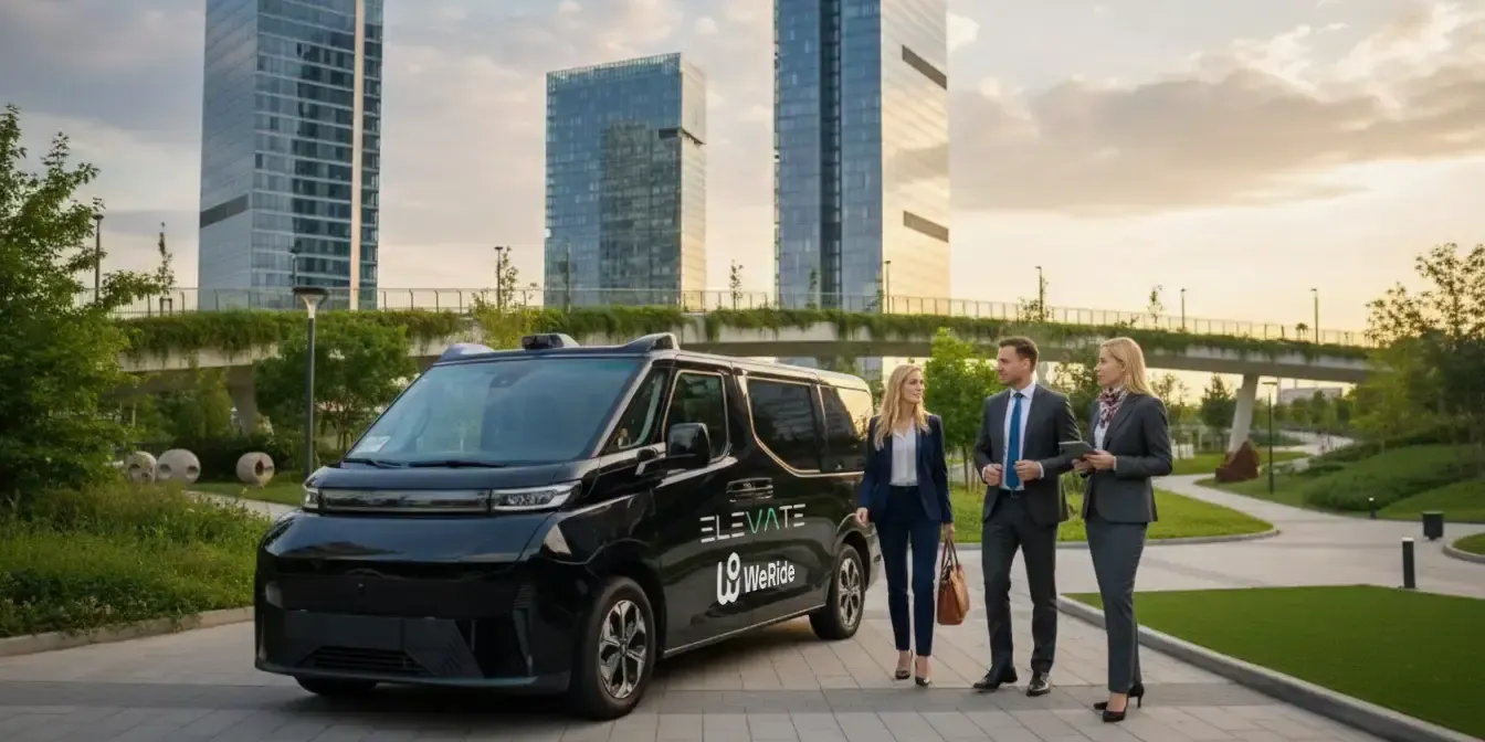 WeRide Robotaxi GXR na Slovensku – ilustračný obrázok generovaný AI